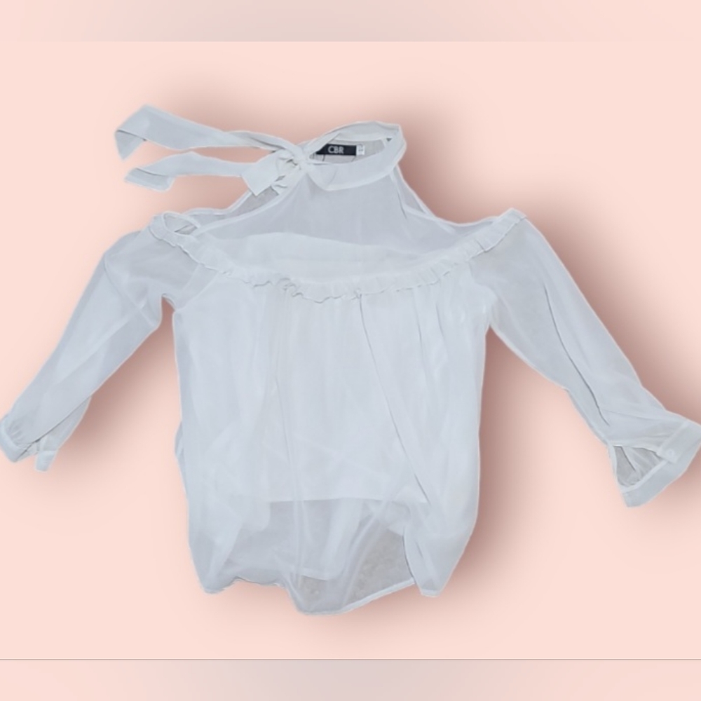 Womans CBR Shear, lightweight blouse sz s
